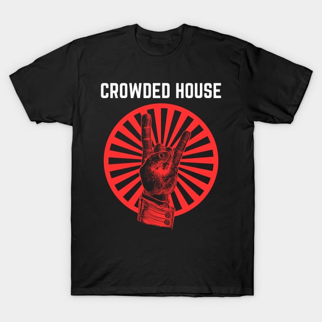 CROWDED HOUSE BAND T-Shirt by Mie Ayam Herbal